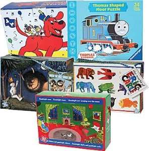  Set of all 4 Classic Stories Floor Puzzles Toys & Games