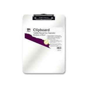    Charles Leonard Rubber Grip Plastic Clipboards