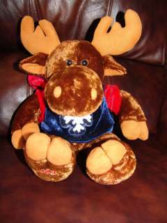 Dan Dee Collectors Choice Plush Holiday Moose Doll 15  