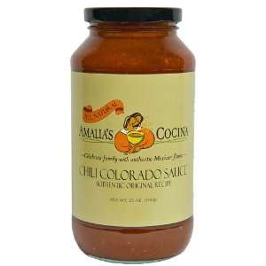 Amalias Cocina Authentic Chili Colorado Sauce 25 Oz.  