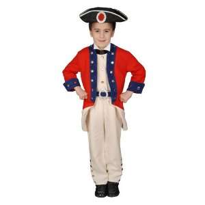  Deluxe Child Colonial Soldier Costume Toys & Games