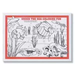  Under The Sea Coloring Placemats