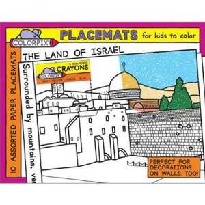  Placemats for Kids to Color The Land of Israel Toys 