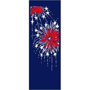  30 x 84 in. Seasonal Banner Fireworks Canvas Everything 
