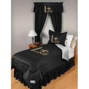 NFL NEW ORLEANS SAINTS LR Complete (9) Pc. Bedroom Package  