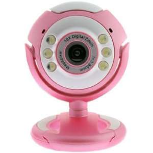  Pink Webcam w Microphone