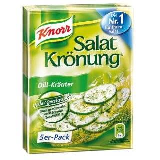   Salat Kronung Dill Krauter (Salad Herbs and Dill), 5 Count Packets