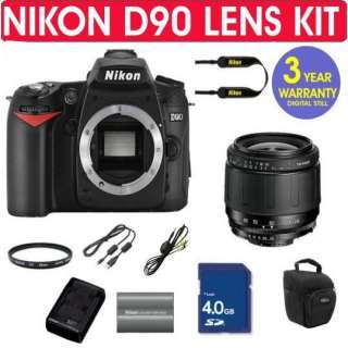 Refurbished Nikon D90 Digital SLR Camera + Lens Kit 837654916148 