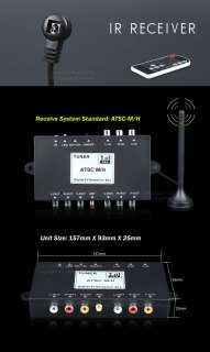  ATSC M/H Mobile Digital TV Tuner Receiver Box/Converter US MPEG 2 E3