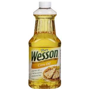 Wesson Corn Oil 48 OZ Grocery & Gourmet Food