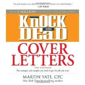 com Knock em Dead Cover Letters Great letter techniques and samples 