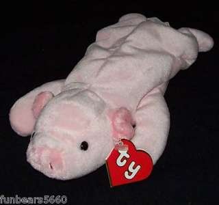 TY Beanie Vintage SQUEALER Early 1994 Edition HTF Pig 2nd/1st Gen 9 