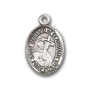   with St. Bernard of Clairvaux Charm and Pin Brooch with Cross Jewelry