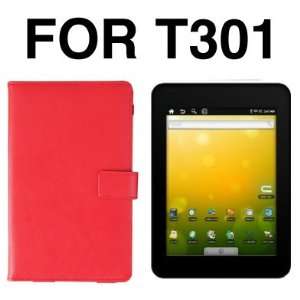  T301 Velocity Micro Cruz Tablet Leather Case   Red (For Cruz 