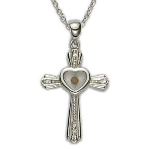  Cross Necklace with CZ Cubic Zirconia Crystal Crystal Stones and 