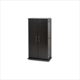 Prepac Tall Locking Cabinet CD & DVD Media Storage 772398220437  
