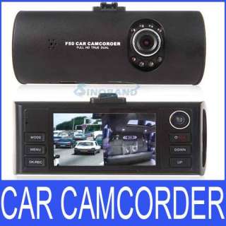   Full HD Screen Dual Camera Car Camcorder DVR Vehicle Video Recorder
