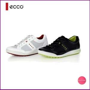 Brand New 2012 ECCO MENS Golf Shoes Street Premier Textile White Red 