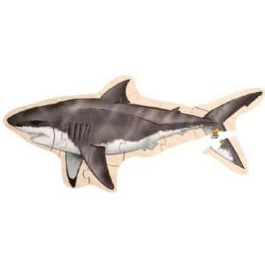  Great White Shark Wooden Puzzle Toys & Games