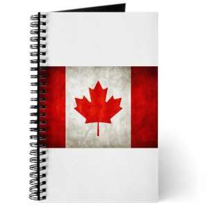  Journal (Diary) with Canadian Flag Grunge on Cover 