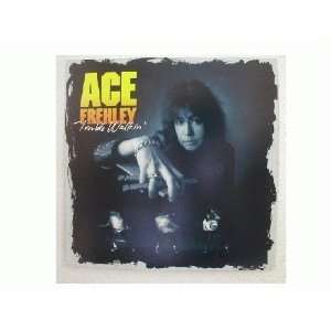 Ace Frehley Of Kiss Poster Flat Trouble Walking