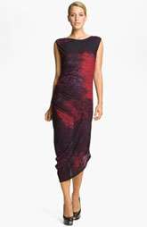 NEW Halston Heritage Abstract Print Jersey Dress $345.00