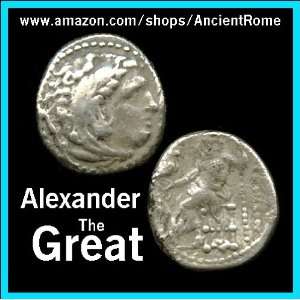 ALEXANDER THE GREAT. ZEUS. HERAKLES WEARING A LION HEAD. SILVER DRACHM 