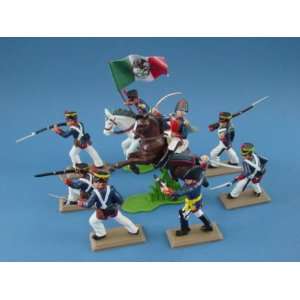 Battle of the Alamo Mexican Command Set Featuring General Santa Anna 