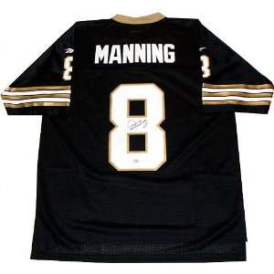 Archie Manning New Orleans Saints Autographed Black Reebok 