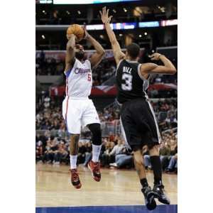 San Antonio Spurs v Los Angeles Clippers Baron Davis and George Hill 