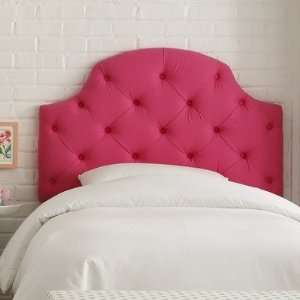   341FDHTPNK Tufted Headboard in Hot Pink Size Twin Furniture & Decor