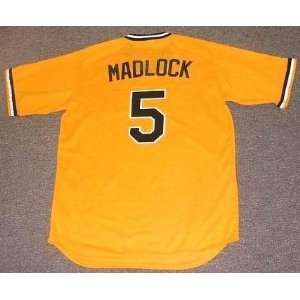 BILL MADLOCK Pittsburgh Pirates 1979 Majestic Cooperstown Throwback 