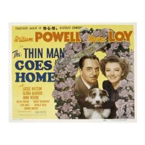 The Thin Man Goes Home, William Powell, Asta the Dog, Myrna Loy, 1944 