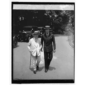  Photo Carl Laemmle and Reginald Denny at W.H., 6/10/26 