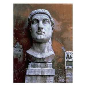 Colossal Head of Emperor Constantine I The Great Roman Photography 