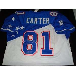 Cris Carter Autographed Mitchell & Ness Pro Bowl Jersey