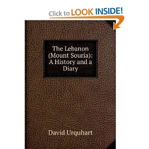   Souria) A History and a Diary David Urquhart  Books