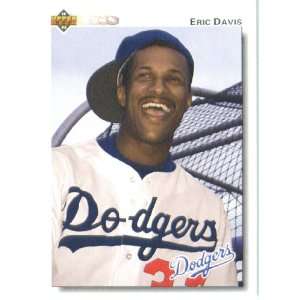  1992 Upper Deck # 756 Eric Davis Cincinnati Reds Baseball 