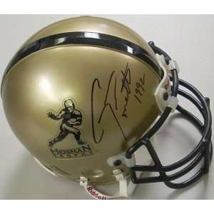  Gino Torretta Signed Mini Helmet   Authentic   Autographed 