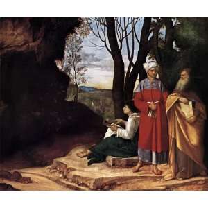 FRAMED oil paintings   Giorgione   Giorgio Barbarelli   32 x 26 inches 