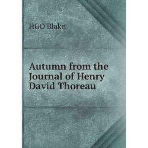  Autumn from the Journal of Henry David Thoreau HGO Blake Books