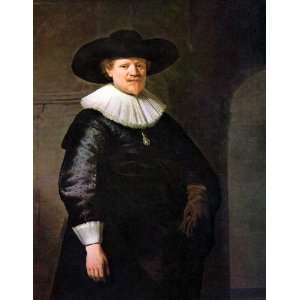  Portrait of the poet Jan Hermansz Krul by Rembrandt canvas 