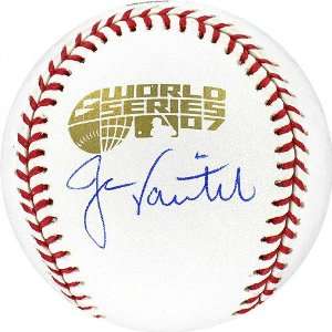 Jason Varitek Autographed 2007 WS Baseball