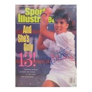  Jennifer Capriati autographed Sports Illustrated Magazine 