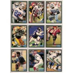 Card Football Lot (Jerry Rice) (Emmitt Smith) (Barry Sanders 