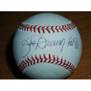 Jim Bunning Autographed Signed Hall of Fame HOF Baseball MLB Authentic 
