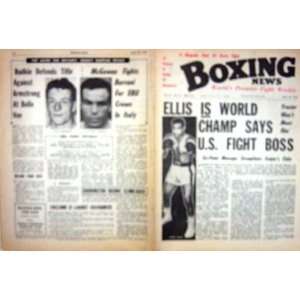  BOXING 1969 JIMMY ELLIS BURRUNI ARMSTRONG CHARLES LOUIS 