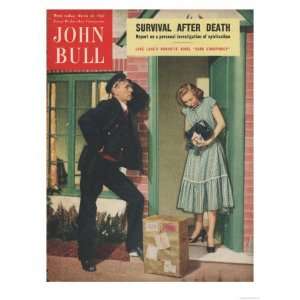 John Bull, Postman Magazine, UK, 1952 Premium Poster Print, 24x32