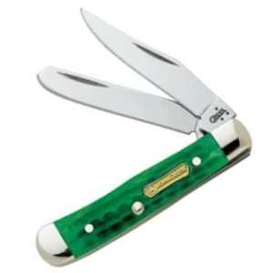  Case Knives 5860 John Deere Tiny Trapper Pocket Knife with 