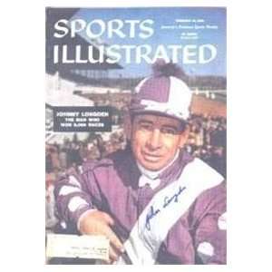 Johnny Longden autographed Sports Illustrated Magazine (Horse Racing 